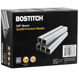 lot 14167 image: Bostitch B8 Staples 38 Inch Length PowerCrown Pack of 20,000