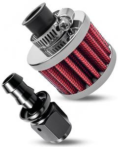 lot 14186 image: GUZIKO 8AN Fuel Cell Breather Female Fitting Kit with Filter