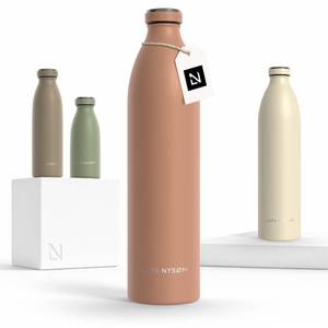 lot 17879 image: Ren Stainless Steel Insulated Water Bottle 51 oz