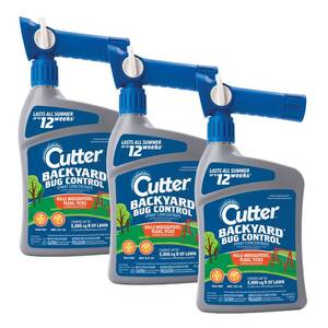 lot 17890 image: Cutter Backyard Bug Control Spray Concentrate 32 oz 3 Pack