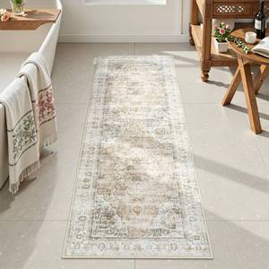lot 18265 image: Uphome Bath Rug Runner Khaki Non-Slip 20x60 Inch