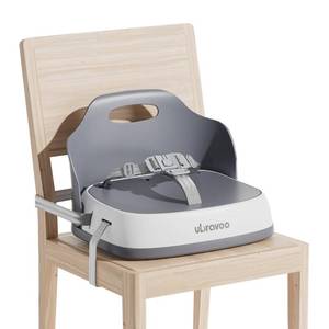 lot 18268 image: UBRAVOO Height-Adjustable Booster Seat for Kitchen Chair 33 Lb Max