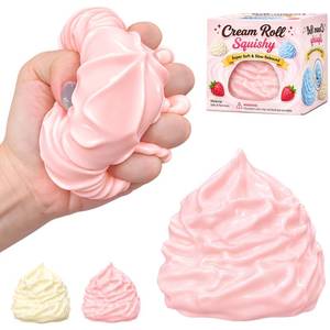 lot 18292 image: Cailesheng Cream Squishy Cake Toy 3 Inch Slow Rising Stress Ball