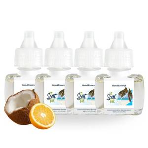 lot 18302 image: Scent Fill Island Essence Plug In Air Freshener Refills 4 x 20mL