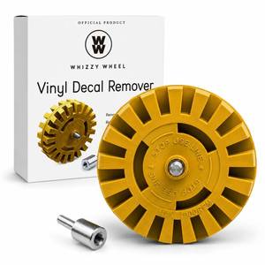lot 18321 image: Whizzy Wheel Decal Eraser Wheel 4 Inch Rubber With Drill Adapter