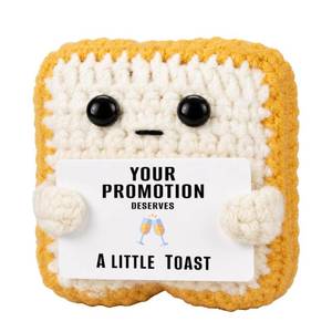 lot 18342 image: BOBPPOP Promotion Toast Crochet Plush 2.8 Inch Handmade