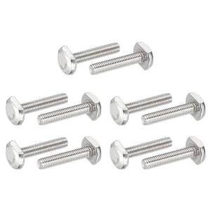 lot 18347 image: PATIKIL T-Slot Bolts M6 x 1.181 in 304 Stainless Steel 10 Pcs