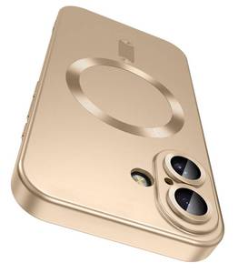 lot 18357 image: LEKEVO Magnetic Case for iPhone 16 with MagSafe, Gold