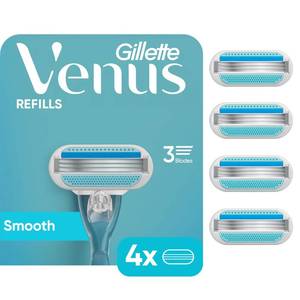 lot 18380 image: Gillette Venus Womens Original 3 Blade Razor Refills, 4 Count