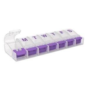 lot 18387 image: Ezy Dose Weekly Pill Organizer 7-Day Medium Planner