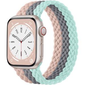lot 18392 image: Zedoli Braided Nylon Solo Loop Band for Apple Watch 3840414244454649mm