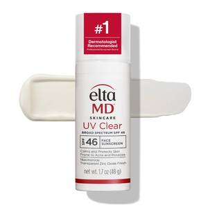 lot 18411 image: EltaMD UV Clear Untinted Face Sunscreen SPF 46 1.7 oz