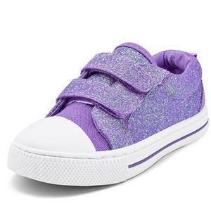 lot 18429 image: K KomForme Toddler Girl Sneaker Purple Glitter Size 12