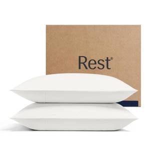 lot 20008 image: REST Evercool Cooling Pillowcases, Standard Size, 2-Pack
