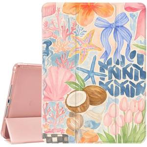 lot 2162 image: JOYLAND iPad 10th Generation 10.9 Inch Folio Case With Pencil Holder Pink