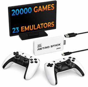 lot 2197 image: Cesanto Retro Gaming Console 4K HDMI 20001 Games White