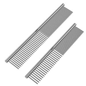 lot 2209 image: ROPO Stainless Steel Pet Dematting Comb for Dogs and Cats, 6.5 in and 7.4 in