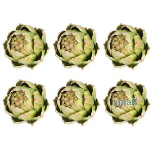lot 2241 image: Timgle 6 Pcs Green Faux Artichokes Decorative Small 3.5 x 3 Inch
