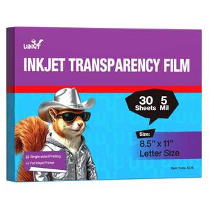 lot 2254 image: Uinkit Inkjet Transparency Film 8.5 x 11 30 Sheets