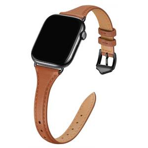 lot 2260 image: WFEAGL Womens Leather Watch Band for Apple Watch 38mm 40mm 41mm 42mm