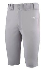 lot 2279 image: Mizuno Premier Youth Shorty Baseball Pants Grey, Size Youth Large
