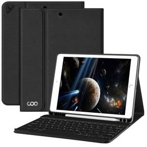 lot 2317 image: COO Keyboard Case for iPad 10.2 Inch 9th8th7th Gen with Pencil Holder