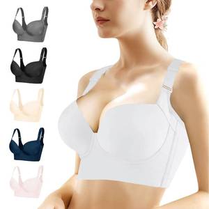 lot 2352 image: Runilut Womens Push-Up Full-Coverage Underwire Bra, White, 36DD