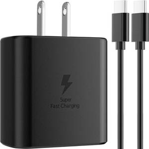 lot 2356 image: QXA 45W Super Fast Charger USB-C Wall Charger Block with 6FT USB-C Cable