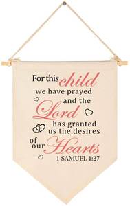 lot 2357 image: Topthink Canvas Hanging Flag Banner Wall Sign 15.4 x 11 In 1 Samuel 127
