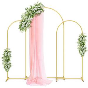 lot 5730 image: Pureegg Arch Backdrop Stand Set, Metal, Set of 3, 7.2ft & 6.0ft & 6.0ft