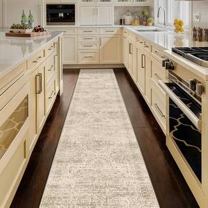 lot 5787 image: Kearoat 2x12 Ft Runner Rug Non-Slip Washable Hallway Runner