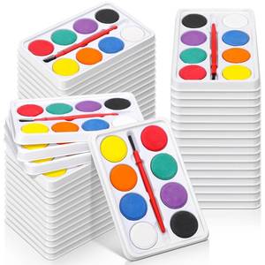 lot 5794 image: Outus Mini Watercolor Paint Set 144 Pcs 8 Colors