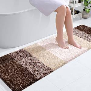lot 5850 image: OLANLY Bathroom Runner Rug 59x17 Microfiber Bath Mat