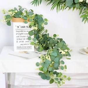 lot 6003 image: Generic 5.9ft Faux Eucalyptus Garland Artificial Hanging Vine Greenery