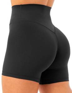 lot 6020 image: Unthewe Womens Workout Biker Shorts 4.5 Inch Black XS