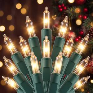 lot 6340 image: Minetom LED Christmas String Lights 20 FT 100 Count