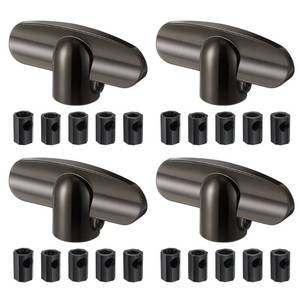 lot 6470 image: Avenuebool 4 Pack Universal Tee Crank Casement Window Handles Satin Bronze