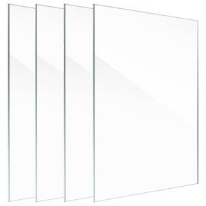 lot 7878 image: Lyeasw Glass Replacement Sheets 8x10 for Picture Frames Set of 4
