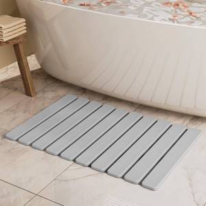 lot 13837 image: Summer&Kiss Foldable Diatomaceous Earth Stone Bath Mat 23.5 x 15.4 In