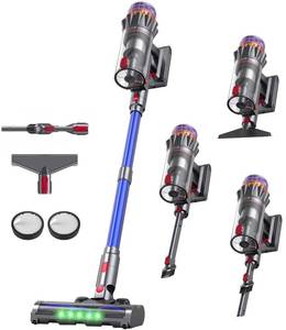 lot 13856 image: JIEANER Cordless Stick Vacuum Cleaner 600W 70 Min