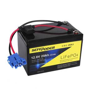 lot 13871 image: SEFEPODER 12V 20Ah LiFePO4 Replacement Battery for Peg Perego Ride-On Toys