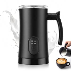 lot 13929 image: NUQ 4-in-1 Milk Frother and Steamer 11.8 oz Hot and Cold Foam Maker