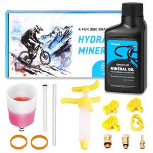 lot 14329 image: Cyctravel Hydraulic Brake Bleed Kit for Shimano Disc Brakes 150ml