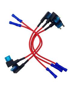 lot 14335 image: JABINCO Add-a-Circuit Fuse Tap Adapter 5 Pack 12V 15A Mini Fuse Holder