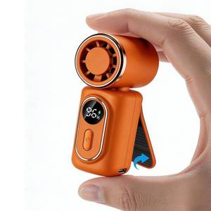 lot 14404 image: Kelaien Rechargeable Portable Handheld Fan with Clip, USB-C, 3000mAh