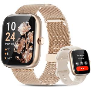 lot 14419 image: HOMOGO Womens Smart Watch Fitness Tracker, Bluetooth Calling, IP68 Waterproof