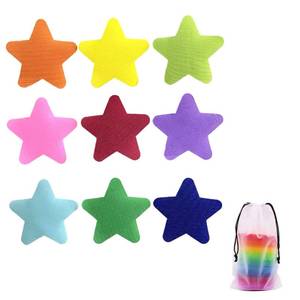 lot 14445 image: WELSTIK Carpet Spot Markers 4 Inch Star Shape 9 Colors 36 Pack