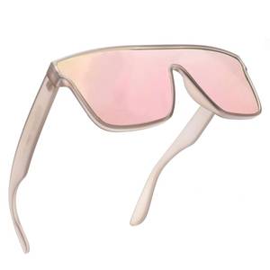 lot 14453 image: GLINDAR Oversized Square Polarized Sunglasses UV400 Pink