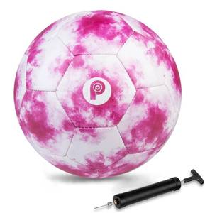 lot 14479 image: PP Picador Youth Soccer Ball Size 4 Pink Tie-Dye