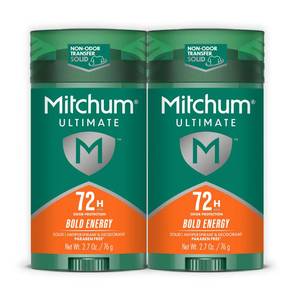 lot 14485 image: Mitchum 72H Antiperspirant Deodorant Bold Energy 2 Pack